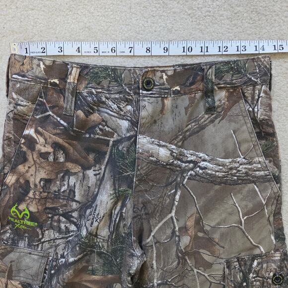 Realtree Xtra Youth XL 14/16 Cargo Camo Pants Brown Tan - Picture 12 of 16